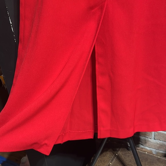 Vintage | size 8 | Red | Cynthia Howie | Pleated | A-line skirt - Picture 14 of 16